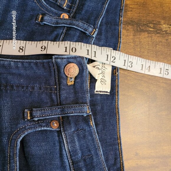 Madewell Jeans 27 Skinny 10" High Rise M2230 Dark Wash Tummy Control Stretch - Picture 10 of 13